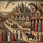14th-century England—plague, war, and medieval fashion