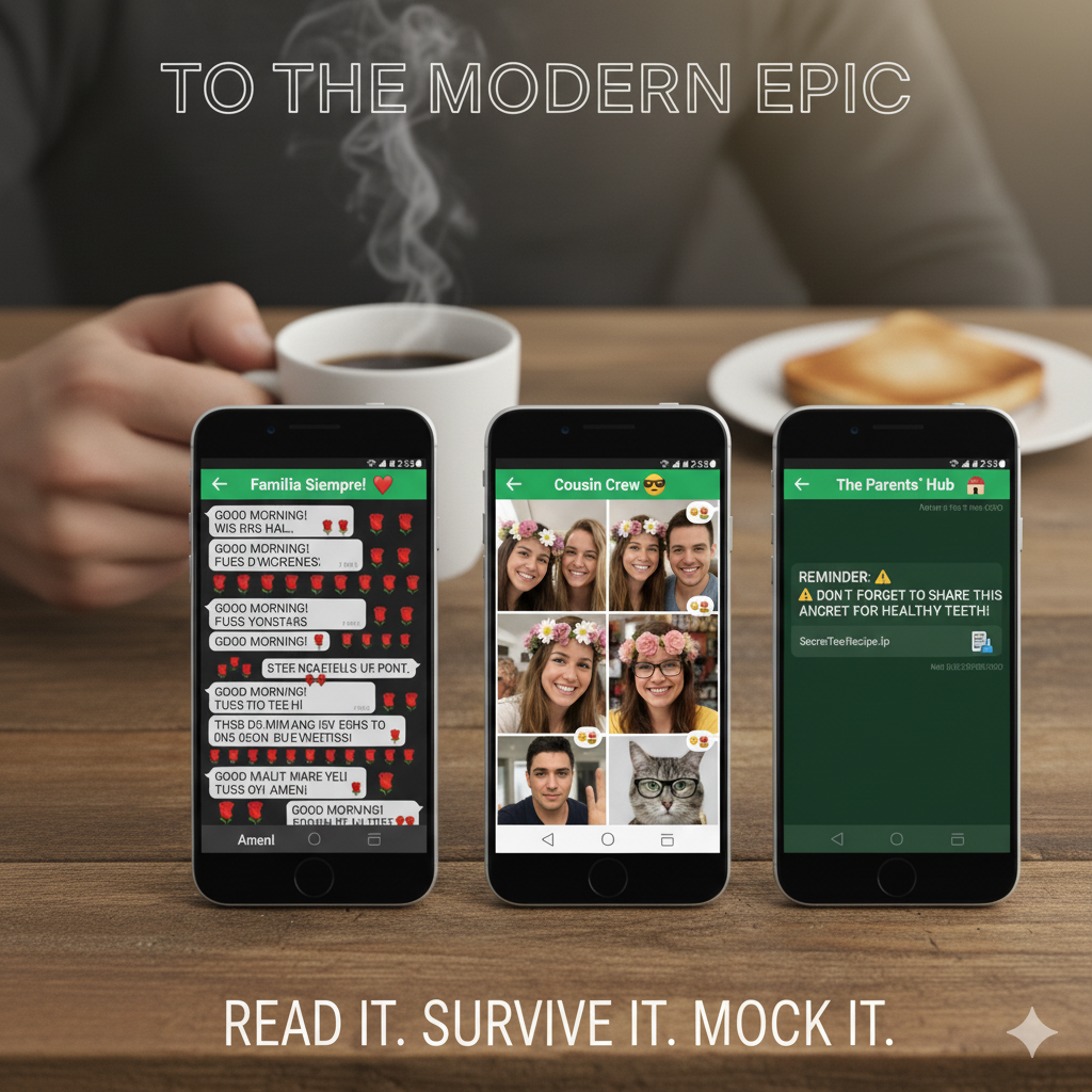 The Daily Saga of WhatsApp Family Groups